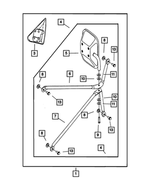 82401002 - Mopar Accessories - Component Parts: Exterior Mirror Package for Dodge: Ram 1500, Ram 2500, Ram 3500 Image