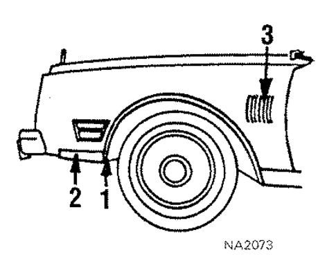 Exterior Trim - Fender for 1988 Chrysler Fifth Avenue #0
