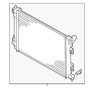 253103X650 - : Radiator for Kia: Forte, Forte Koup, Forte5 Image