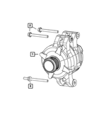 R4801779AG - Electrical: Engine Generator, Remanufactured for Chrysler: 300 | Dodge: Challenger, Charger, Durango | Jeep: Grand Cherokee Image