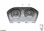 62108747338 - Instruments, Measuring Systems: Instrument Cluster for BMW Image