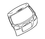 60809AJ11A9P - : Lift Gate for Subaru: Outback Image