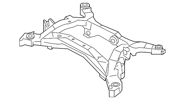 55400-1EA0C - Cross-Member 2009-2020 Nissan 370Z | Official Nissan