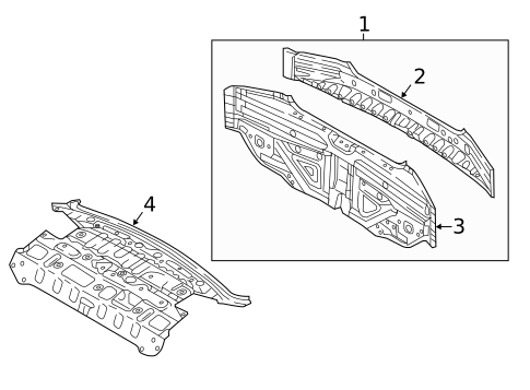 Rear Body for 2023 Mitsubishi Mirage G4 #0
