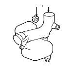 15224384 - Air &amp; Fuel Delivery: Engine Air Intake Hose for GM Image