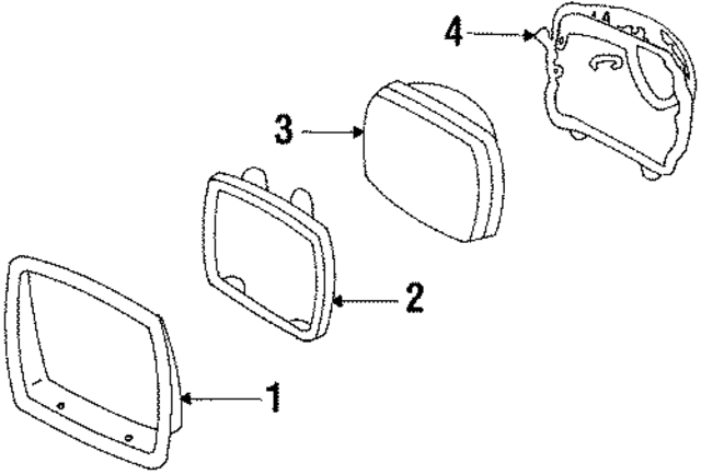56001908 - Electrical: Bezel for Mopar Image
