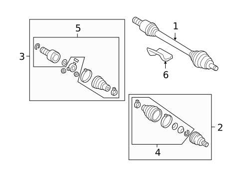 Drive Axles for 2011 Volkswagen Golf #1