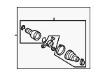 1K0498103L - Suspension: Inner Joint Assembly for Volkswagen: Golf, Jetta, Rabbit Image