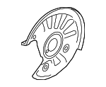 5Q0615611S - Brakes: Splash Shield for Volkswagen Image