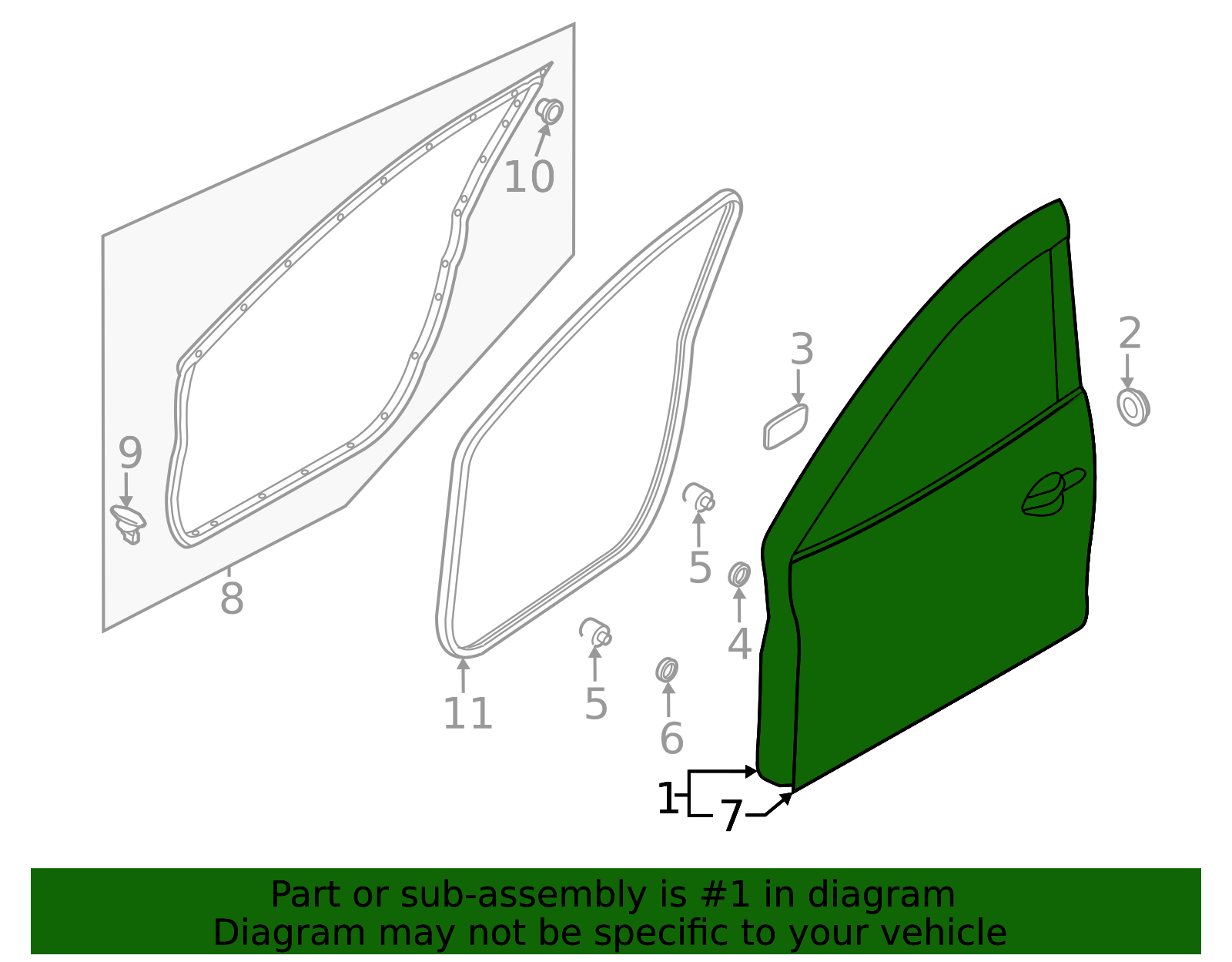 まぷページ BHY0-59-02XF - Door Shell | Mazda Parts Factor
