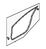 BHN959760C - : Door Weather-Strip for Mazda: 3 Image