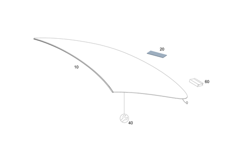 Rear Window for 2017 Mercedes-Benz AMG GT S #0