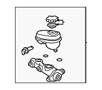 18047787 - Body: Master Cylinder for Buick: LeSabre | Cadillac: DeVille | Oldsmobile: Aurora | Pontiac: Bonneville Image