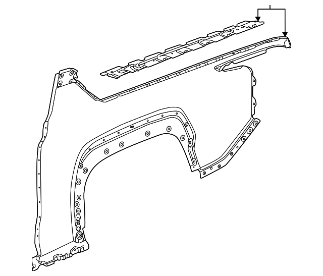 2024-2026 GMC Sierra EV Quarter Panel 85031887 | OEM Parts Online