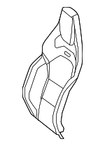 17691041028L54 - Body: Seat Back Cover for Mercedes-Benz Image