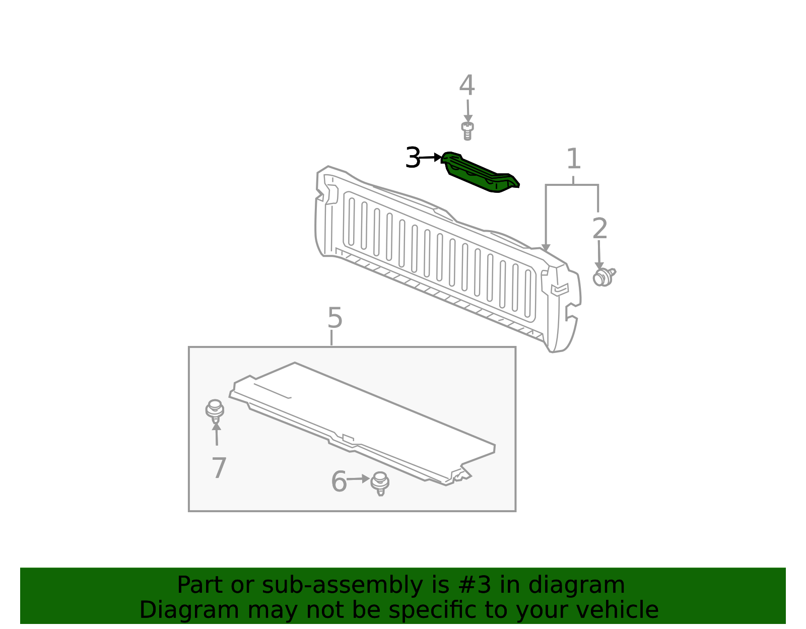 84642-SCV-A01ZA - Striker Cover 2003-2011 Honda Element | Honda Parts ...