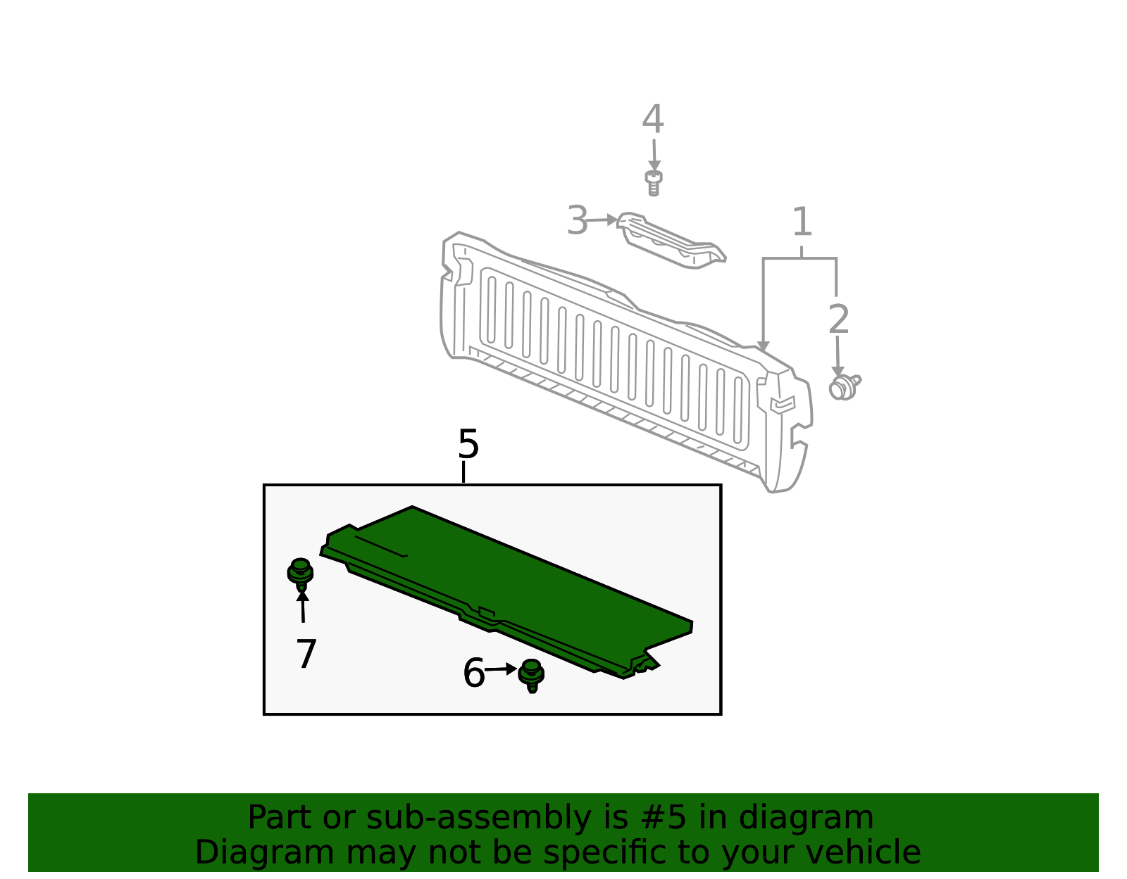 84640-SCV-A01ZB - 2003-2006 Honda Element - Lining Assembly Rear Panel ...