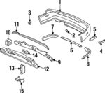 4715SV4A00ZZ - Body: Bumper Cover for Honda: Accord Image