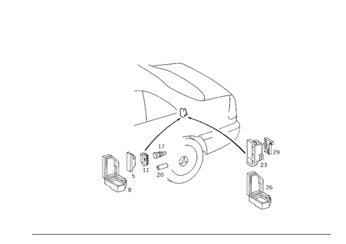 Vacuum Pump and Connector for 1995 Mercedes-Benz C220 #0
