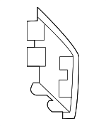 LR132494 - Body: Bezel for Land Rover: Range Rover Evoque Image