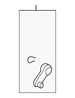 BW0A5858022 - Body: Regulator Handle for Mazda: Tribute Image