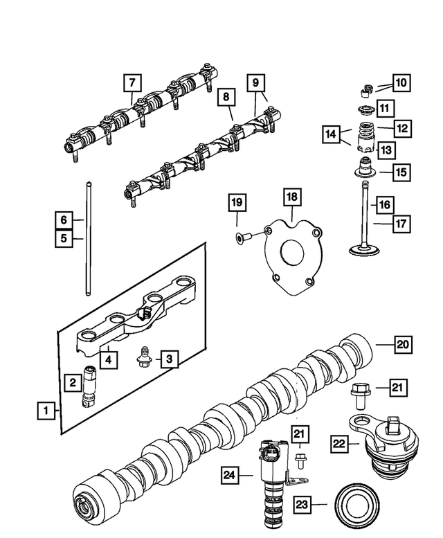 6509208AA - 5.7L Gas; Engine: Hex Flange Head Bolt, Mounting for Mopar Image image