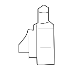 6195202080 - Body: Quarter Panel Gutter Bracket for Toyota: Corolla Image