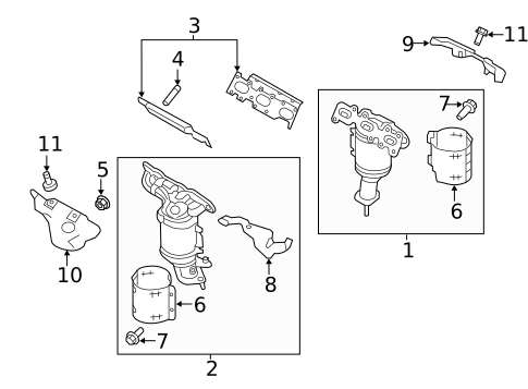 Exhaust Manifold for 2016 Ford Flex #0