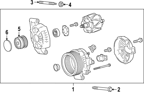Alternator for 2022 Toyota Corolla Cross #0