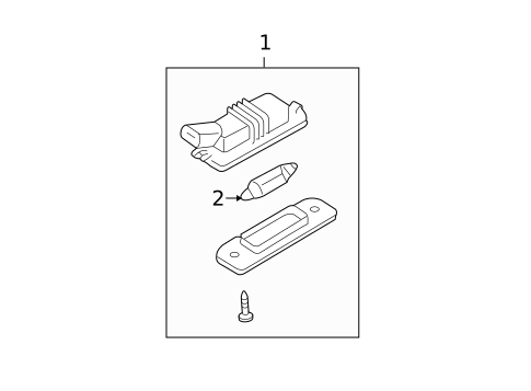 License Lamps for 2006 Volkswagen GTI #0