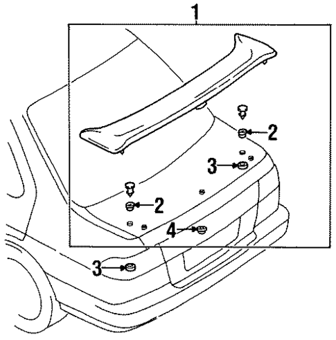 Spoiler for 1998 Nissan Sentra #0