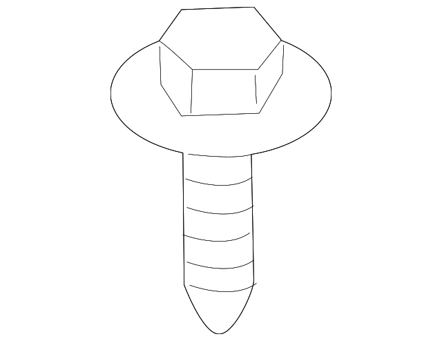 Fog Lamp Assembly Screw - BMW (7149247838)