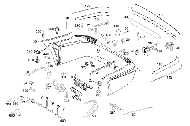 2118800783 - Attachment Parts: Trim for Mercedes-Benz Image image