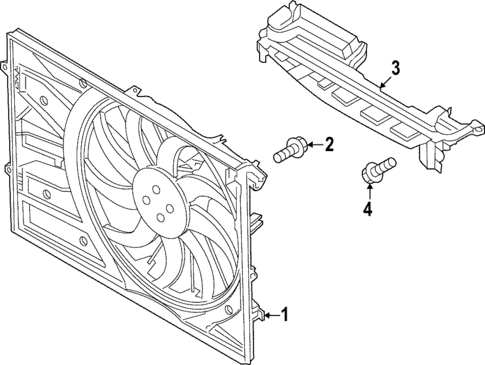Cooling Fan for 2022 Hyundai Santa Fe #0