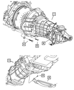 6035666 - Manual Transmission 6 Speed: Hex Flange Head Screw for Mopar Image