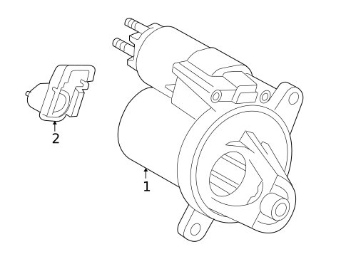Starter for 2009 Ford Mustang #1