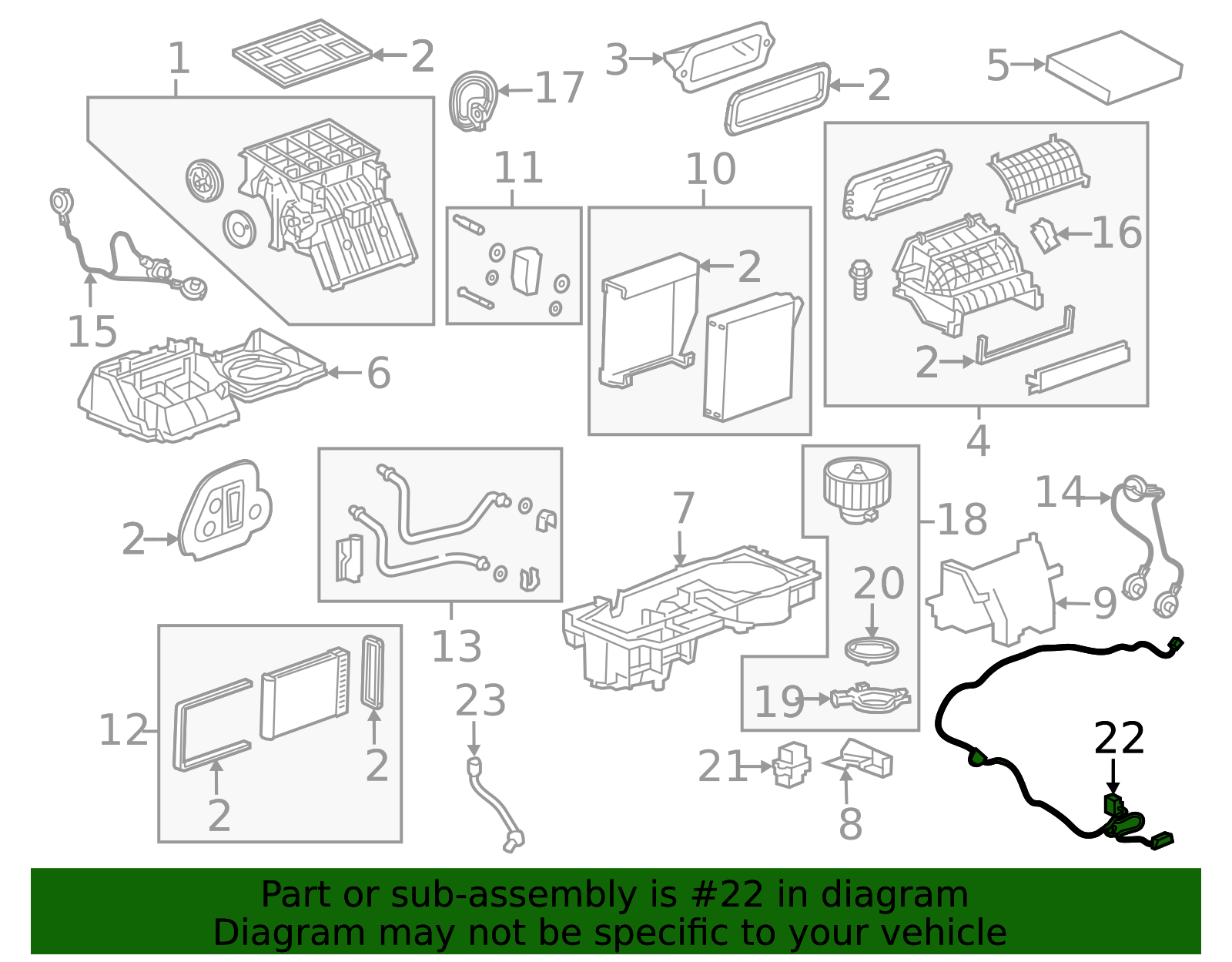 42438779 - High-Quality HVAC Control Module Vacuum Harness for 2021 ...