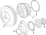 12668422 - : Water Pump O-Ring for Chevrolet: Corvette Image