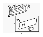 553200C012C0 - : Glove Box Assembly for Toyota: Sequoia, Tundra Image