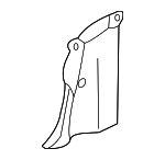 BP4K56115F - Body: Splash Shield for Mazda: 3, 5 Image