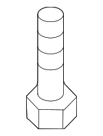 907200620 - Body: Under Cover Bolt for Mazda: 3, 5 Image