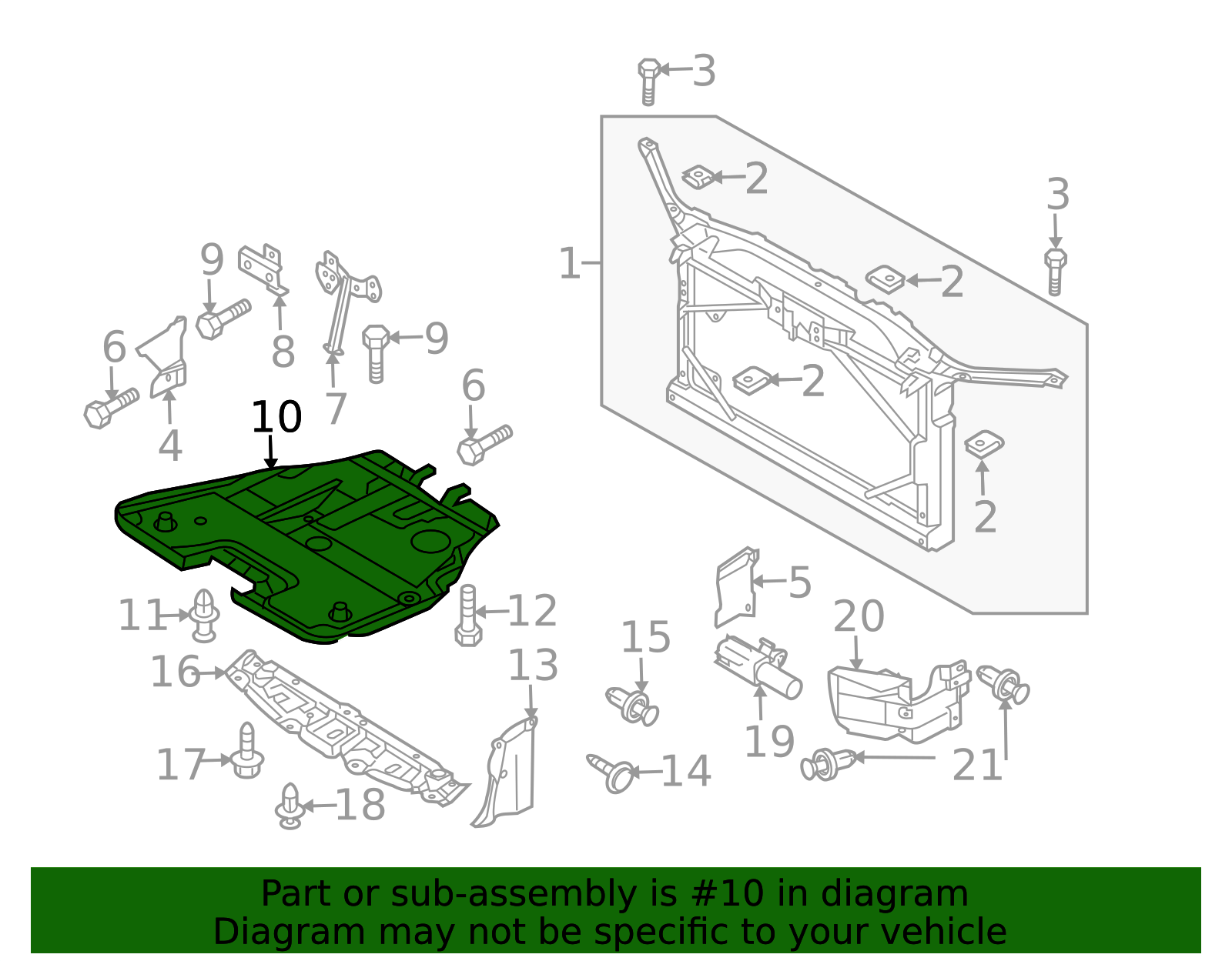 2004-2010 Mazda OEM NEW 2004-2010 Mazda 5 3 Lower Shield Under