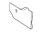 1J1819191BU71 - Body: Side Cover for Volkswagen: Golf, Jetta Image