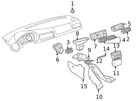 Ducts for 2004 Volkswagen Golf #0