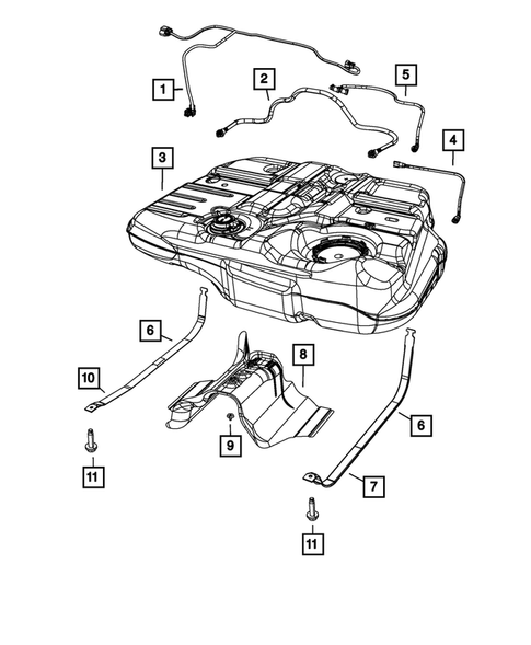 Fuel Tank for 2016 Dodge Journey #0