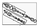 4341006700 - Suspension: Axle Assembly for Toyota Image image