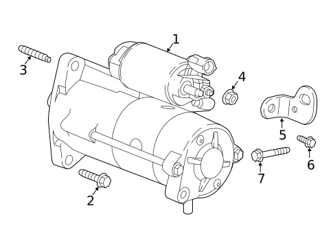 Starter for 2022 Buick Encore #0