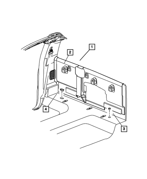 Rear Storage Compartment for 2007 Dodge Ram 3500 #1