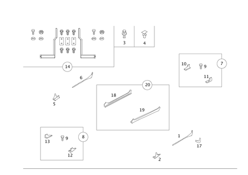 Outside Attachment Parts for 2015 Smart Fortwo #0