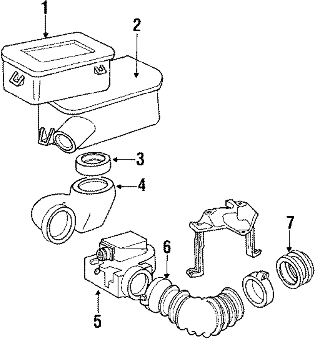 6030940202 - Engine: Air Cleaner Assembly for Mercedes-Benz Image